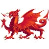 Welsh Dragon - Y Ddraig Goch
