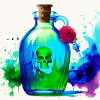 Skull bottle |
