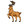 Drawing of a reindeer