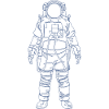 An astronaut