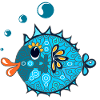 blue fish