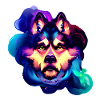 Alaskan Malamute Illustration