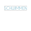 Schwimmen Schriftzug
