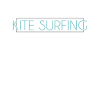 Kite surfing lettering