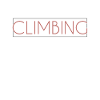 Climbing lettering