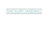 Snowboarding Schriftzug