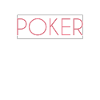 Poker lettering