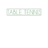 Table tennis lettering