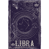 Libra Constellation Night Sky Print