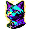 Gentleman Katze bunt