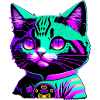 Funky cat