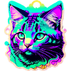 bunte Katze