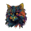 Bunte Perserkatze