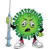 Virus with syringe