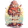 Hello Summer Eis Eiscreme Eisdiele
