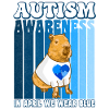 Capybara Autism Awareness