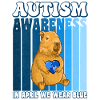 Capybara Autism Awareness
