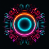 Graphique Neon Circle