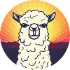 Llama Sunset Design