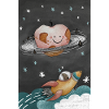 Apple Planet & Apple Astronaut Kids Illustration
