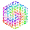 Livets blomst - 5. dimension - Mandala - kærlighed