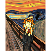  Scream! a funny lion