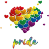 Rainbow Hearts Splash Pride