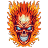 Flame Skull