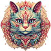 Mandala cat