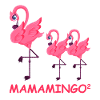 Schwanger werdene Mutter Zwillinge Flamingo