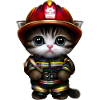 Fire Brigade Cat