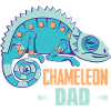 Chameleon Dad Reptile Lizard Lover
