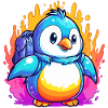 Pinguin auf Wanderschaft
