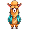 Grumpy llama