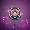 Wunderbarer bunter Tiger