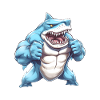 Bodybuilder Shark