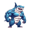 Bodybuilder Shark