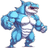 Bodybuilder Shark