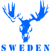 Moose skull Sweden