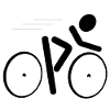 Icône de vélo de route