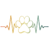 Heartbeat Dog's Paw Dog Love