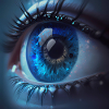 Close-up of Blue Eyes