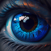 Close-up of Blue Eyes