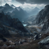 Austrian mountain landscape