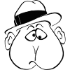 Face with hat
