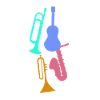 Jazz,Instruments,Trumpet,Guitar,Saxophone