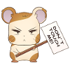 Don´t touch me Hamster