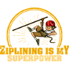 Zipline Spruch Geschenk Seilrutschen Berge