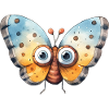 Dessin à l’aquarelle de papillon