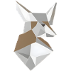Abstract Shaped Fox Head